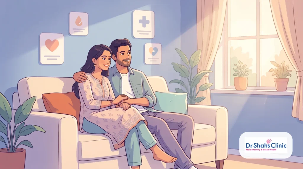 Does penis size matter to get pregnant — a hopeful young Indian couple optimistic about starting a family