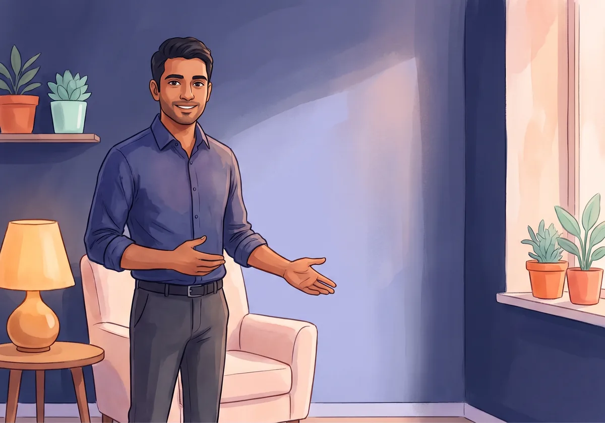 Andrologist inviting a man to a judgement-free consultation about releasing sperm daily, compulsive masturbation, porn-related sexual problems or Dhat-syndrome anxiety