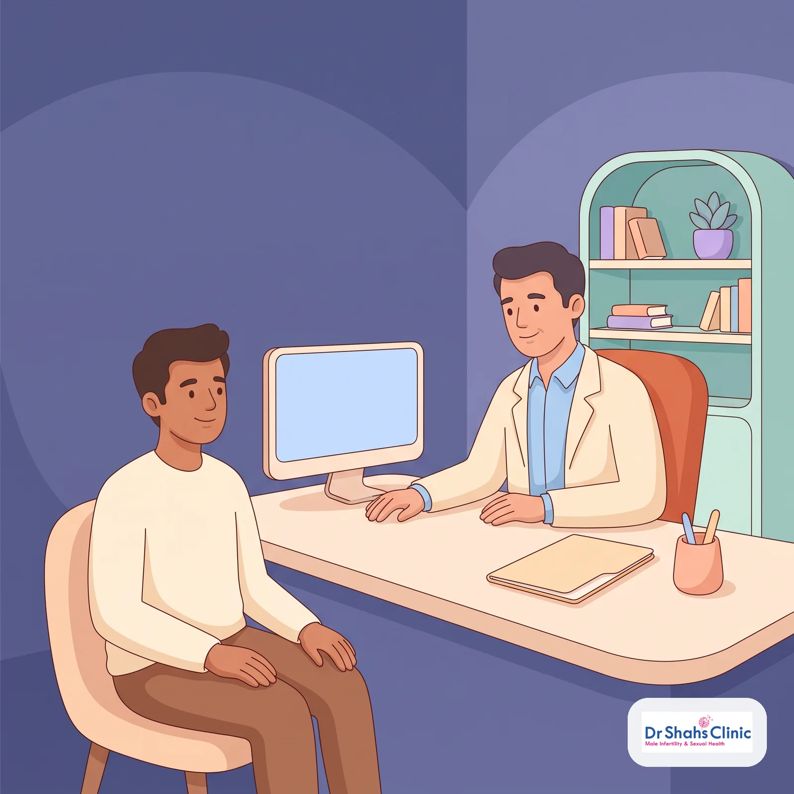 Book a confidential consultation with Dr Shah about low desire and erectile concerns